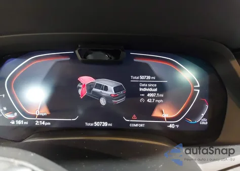 2022 BMW X7 xDrive40I z USA, uszkodzony, nr VIN 5UXCW2C08N9M79899